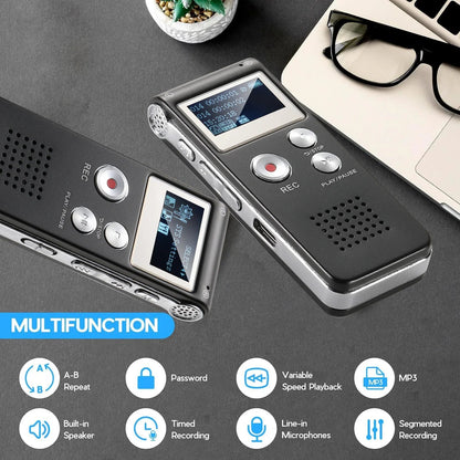 Voice-Activated Digital Dictaphone Recorder