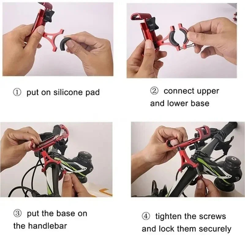 Aluminium Phone Mount for Motorcycle & Bike
