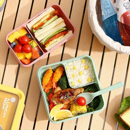 Bento Lunch Box with Cutlery – Leak-Proof