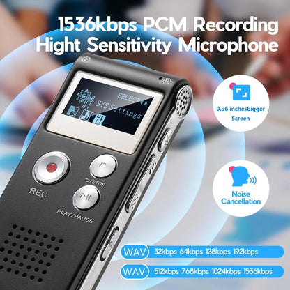 Voice-Activated Digital Dictaphone Recorder