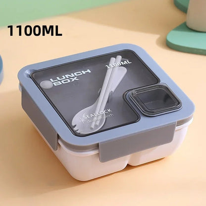 Bento Lunch Box with Cutlery – Leak-Proof