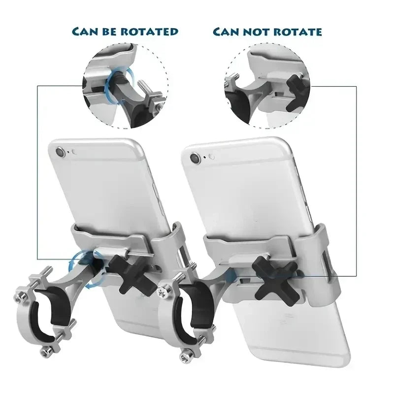 Aluminium Phone Mount for Motorcycle & Bike