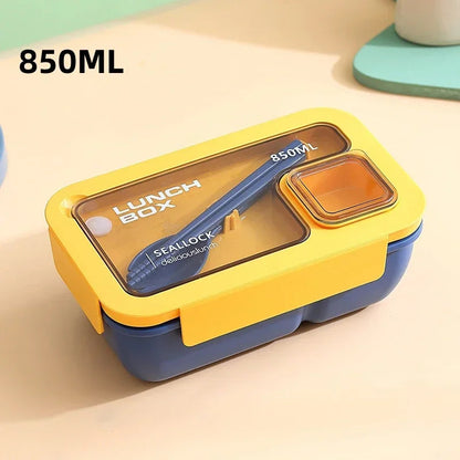 Bento Lunch Box with Cutlery – Leak-Proof