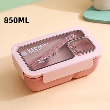 Bento Lunch Box with Cutlery – Leak-Proof