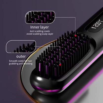 Thermal Styling Brush for Short Hair & Fringe