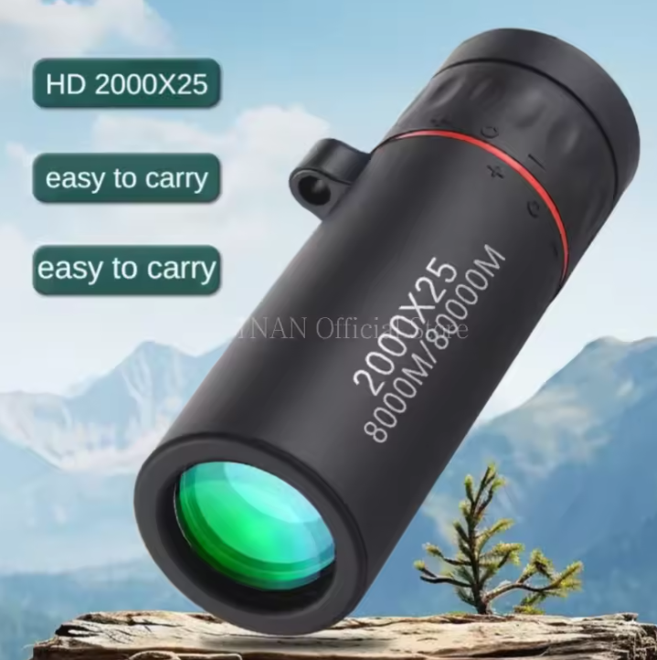 HD Monocular Telescope with Smartphone Mount