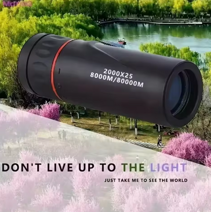 HD Monocular Telescope with Smartphone Mount