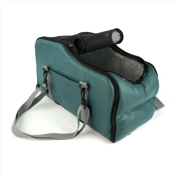 Portable Pet Carrier Bag with Mesh Window & Shoulder Strap