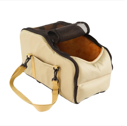 Portable Pet Carrier Bag with Mesh Window & Shoulder Strap