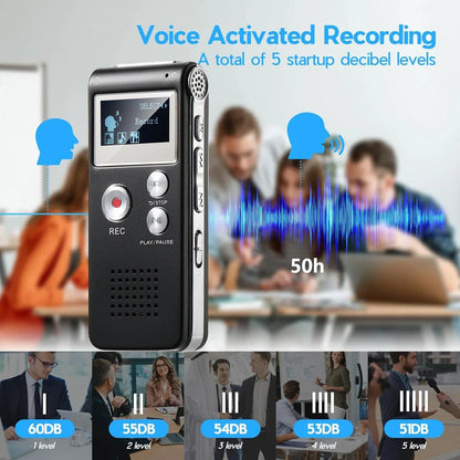 Voice-Activated Digital Dictaphone Recorder
