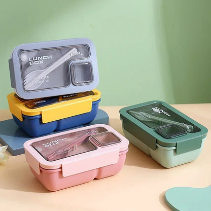 Bento Lunch Box with Cutlery – Leak-Proof