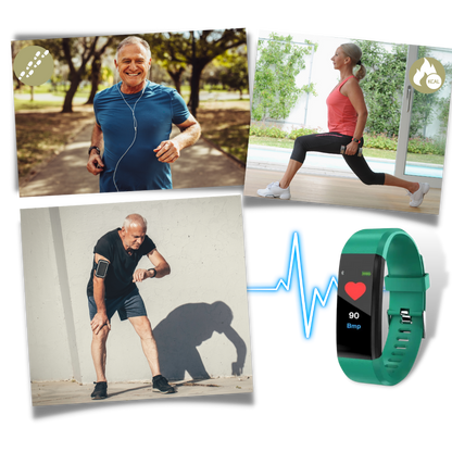 Senior Smartwatch with Heart Rate & Blood Pressure
