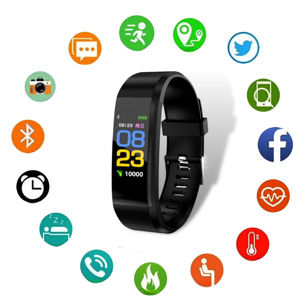 Senior Smartwatch with Heart Rate & Blood Pressure