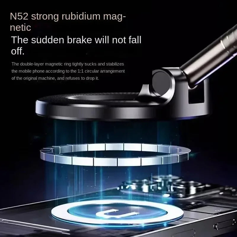Magnetic Phone Holder with Vacuum Suction Cup