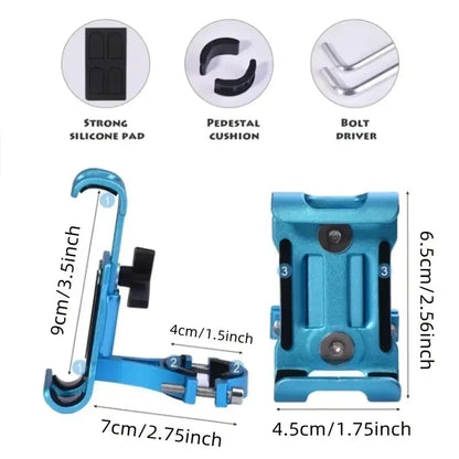 Aluminium Phone Mount for Motorcycle & Bike