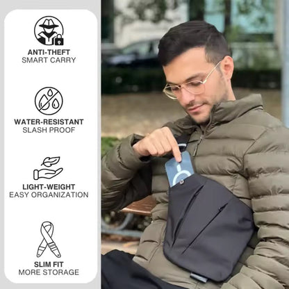 Anti-Theft RFID Blocking Crossbody Bag