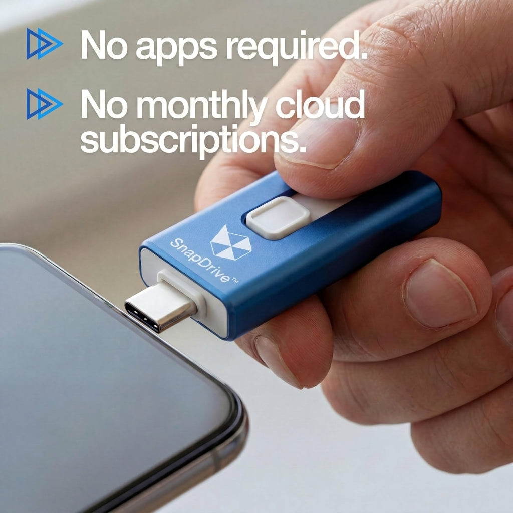SnapDrive 4-in-1 Mobile Flash Drive for Smartphones