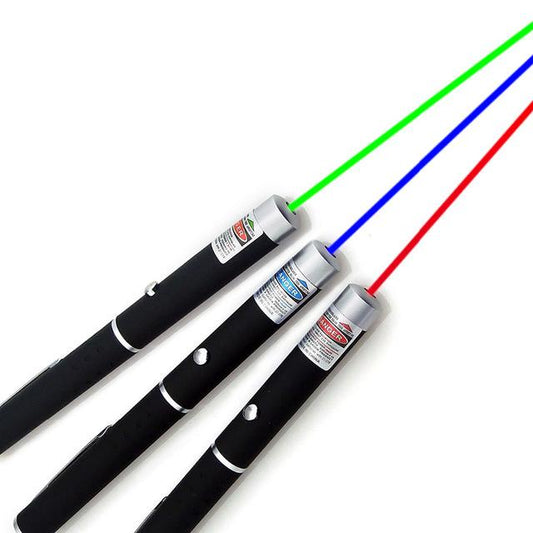 High-Power Laser Pointer – Red, Green & Violet