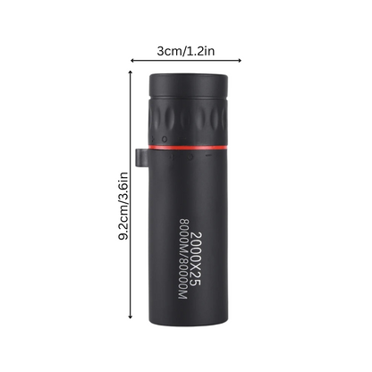 HD Monocular Telescope with Smartphone Mount