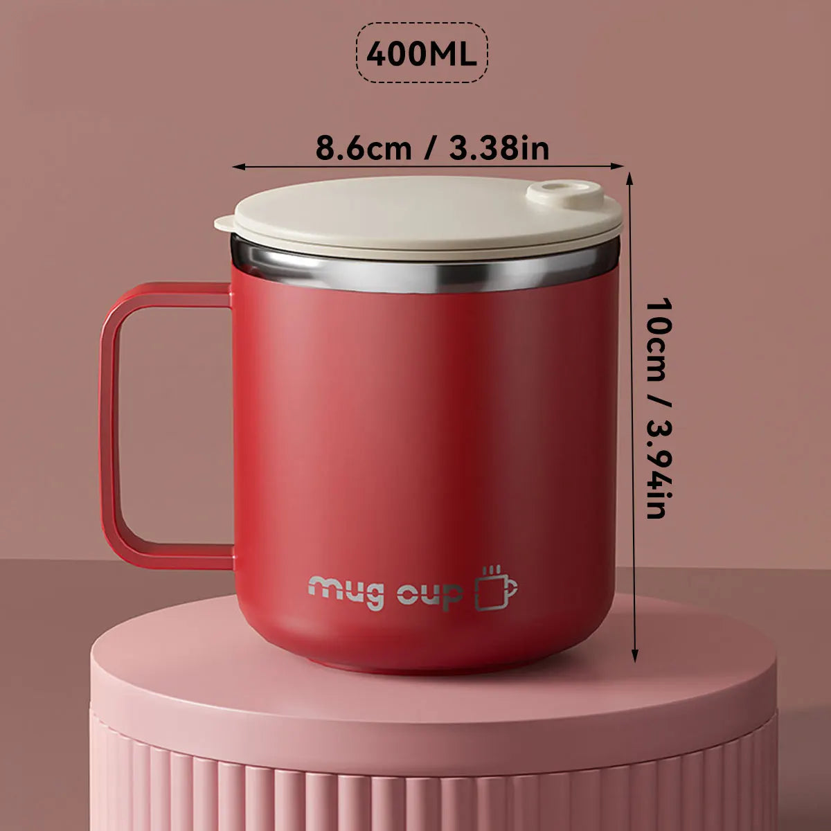 Insulated Stainless Steel Coffee Mug with Lid