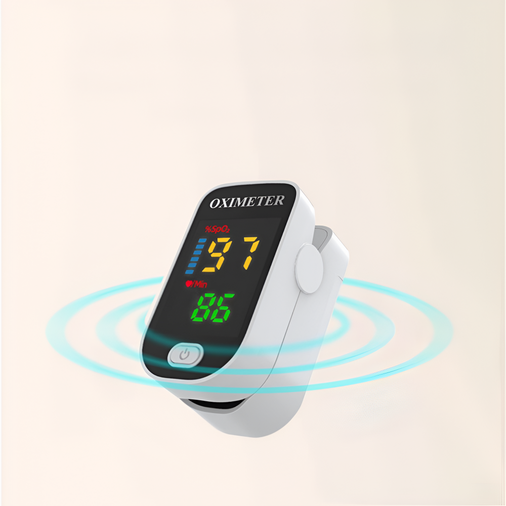 Digital Finger Pulse Oximeter with LED Display