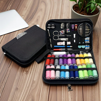 100-Piece Sewing Kit with Accessories and 24 Thread Colors