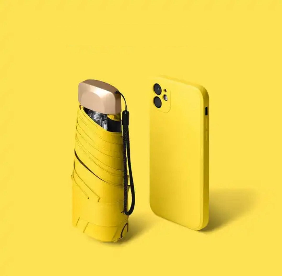 Mini pocket umbrella UV protection compact