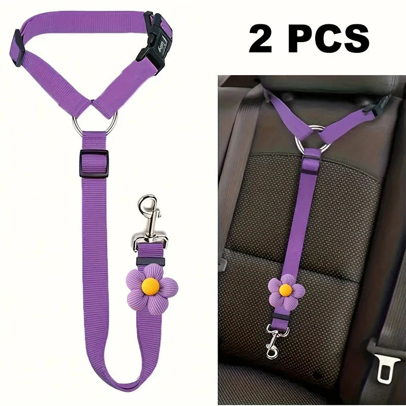 Dog Safety Harness & Leash 2-in-1