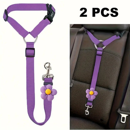 Dog Safety Harness & Leash 2-in-1