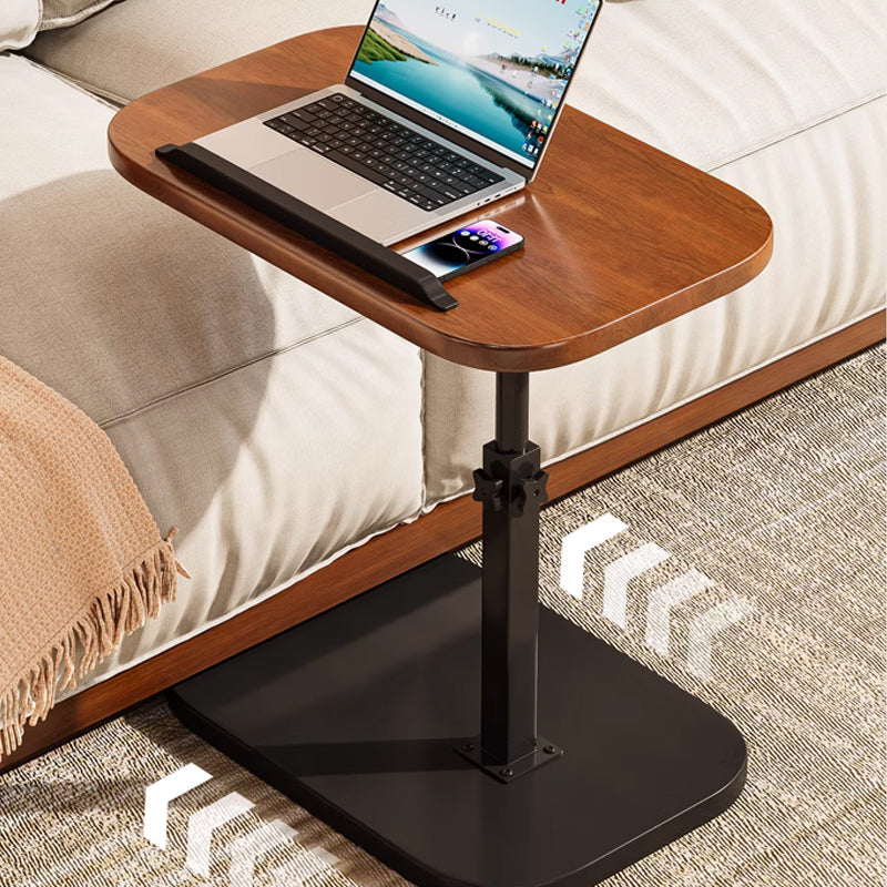 Laptop table with wheels & 360° swivel function, height adjustable