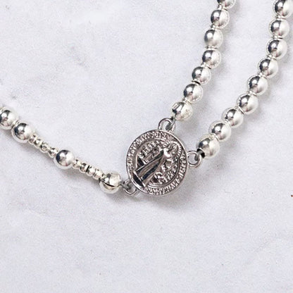 Handcrafted Pearl Prayer Bracelet with Magnetic Clasp