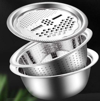 PureCraft Stainless Steel Sieve & Colander Set