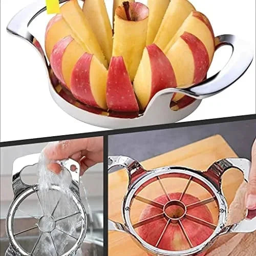 Apple Slicer Stainless Steel – 12 Sections & Core Remover