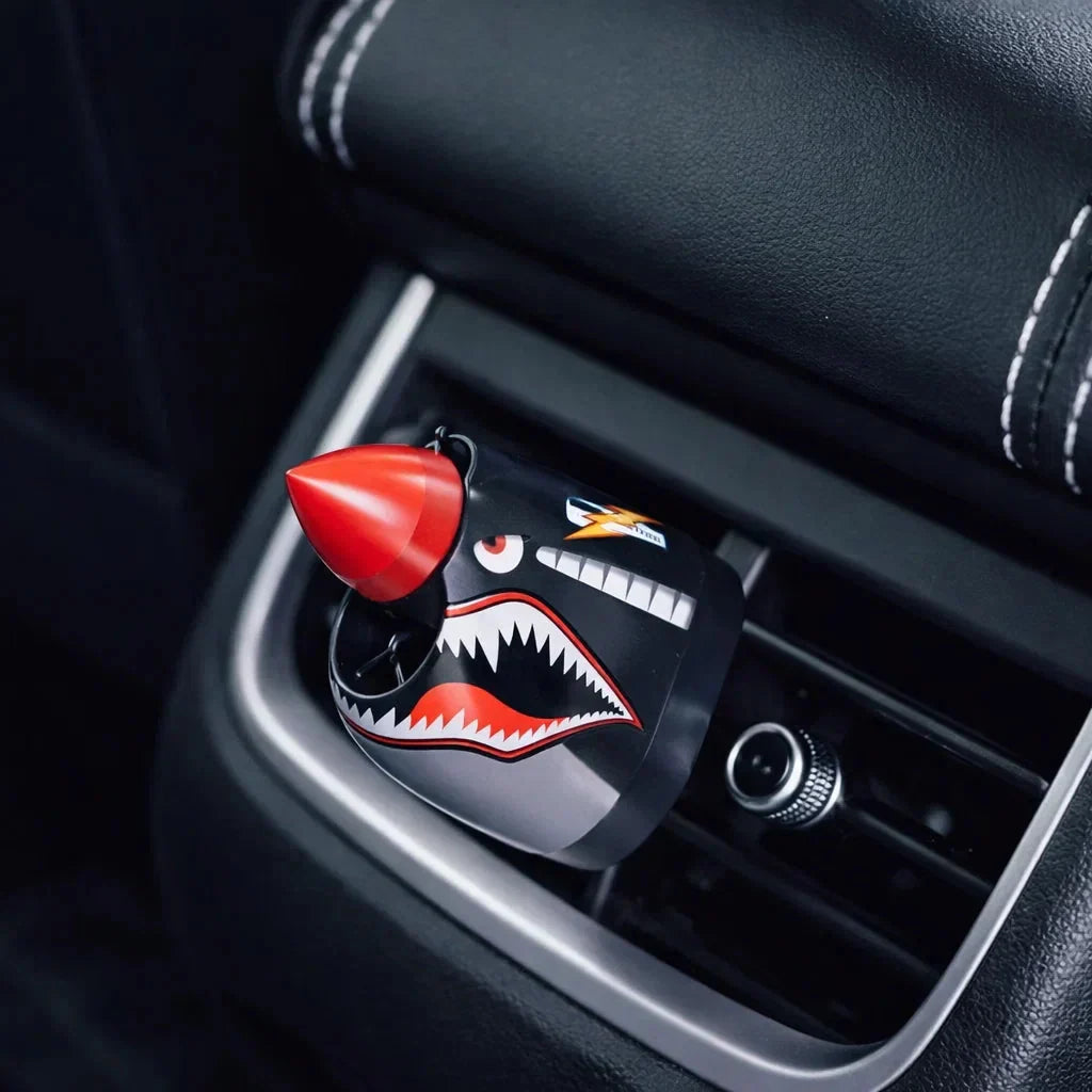 AeroLegend™ — Bring Your Car to Life and Turn Heads with Rotating Airplane Charm!