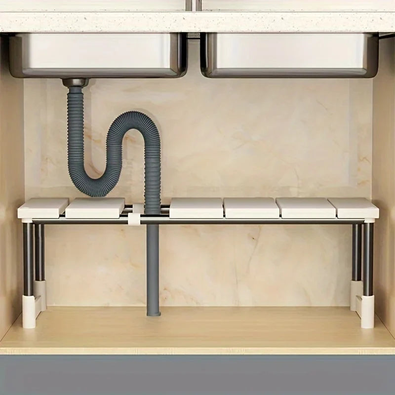 Extendable Under-Sink Shelf Kitchen