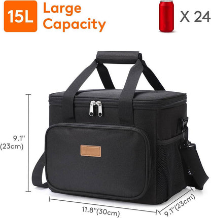 Insulated Lunch Bag with Cooling Function, 15 Liters
