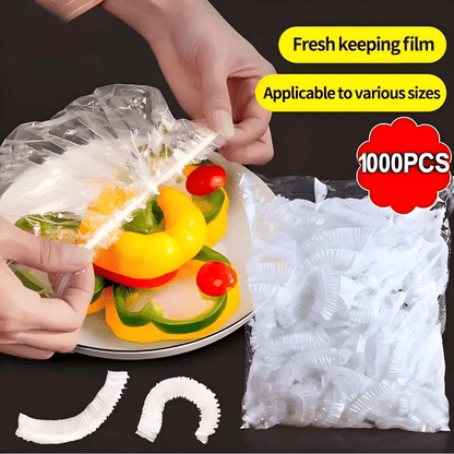 Elastic cling film covers 1000 pieces made of PE