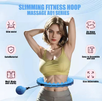 Hula Hoop for Adults – 2-in-1 Exercise Hoop