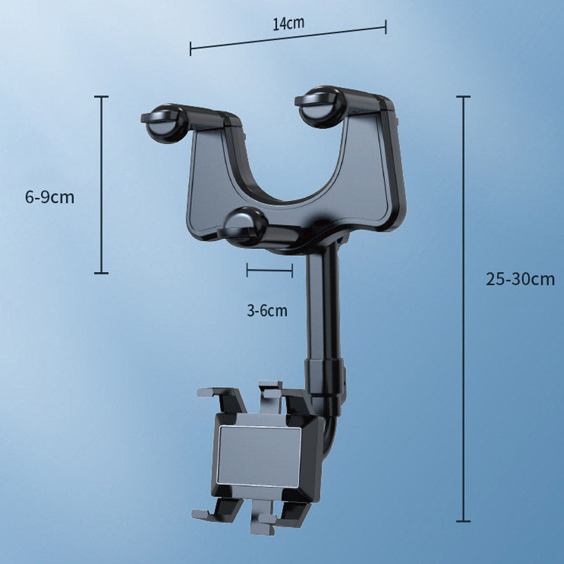 Car Phone Holder Rearview Mirror 360°