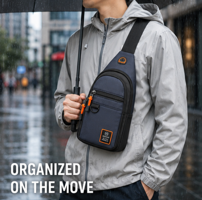 Waterproof Shoulder Bag with Multiple Compartments