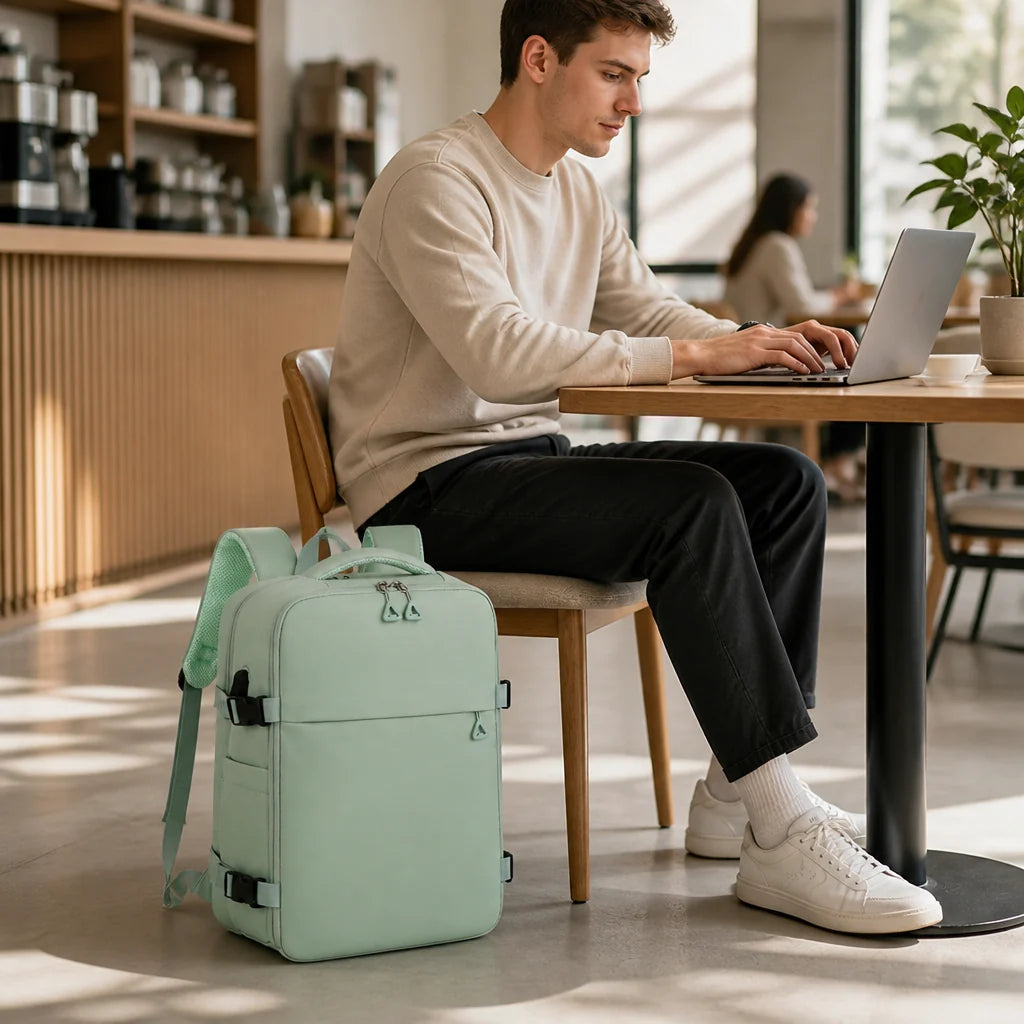 Waterproof 15-inch Laptop Travel Bag (Adjustable Straps)