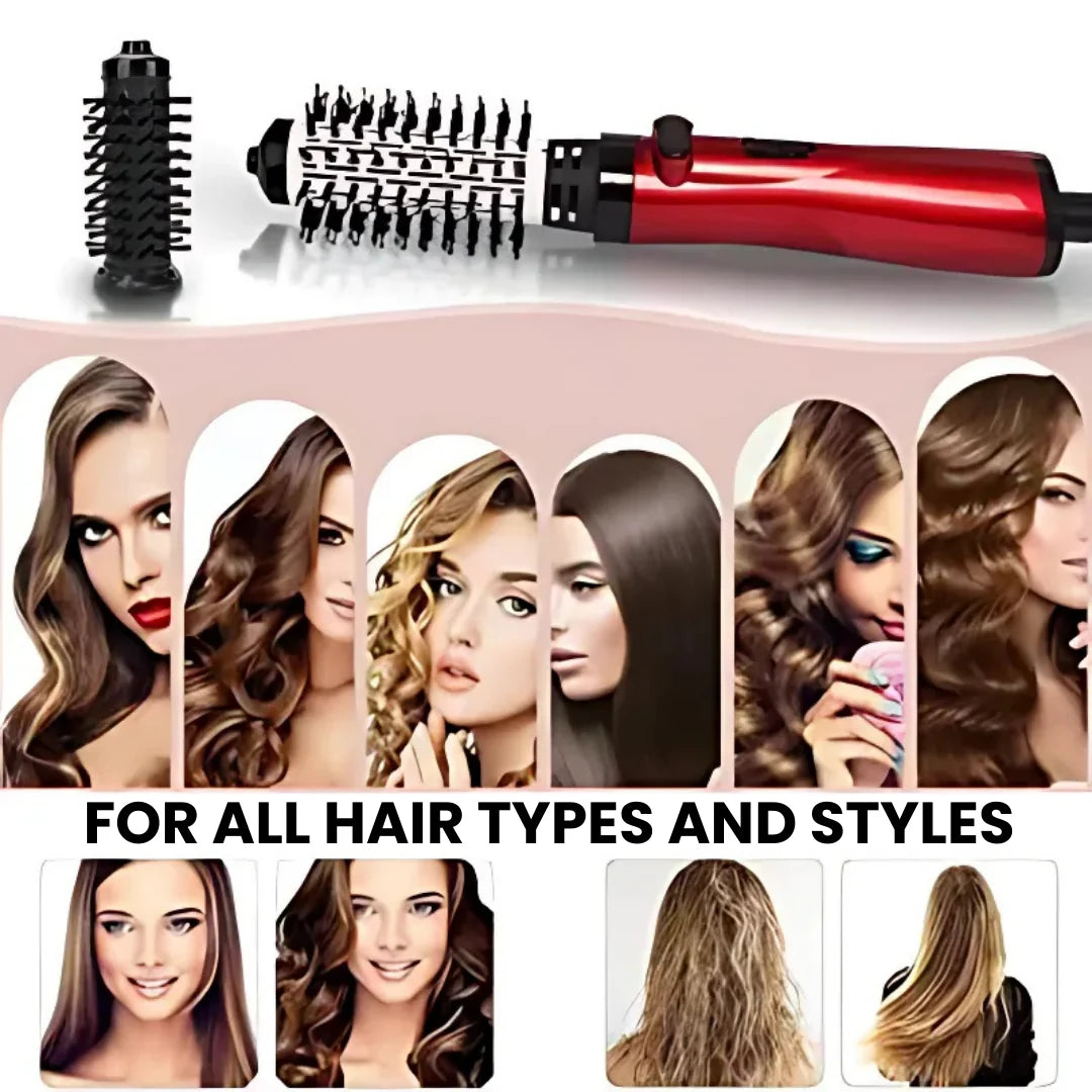 InstaGloss Hot Air Brush 3-in-1 Hair Styler