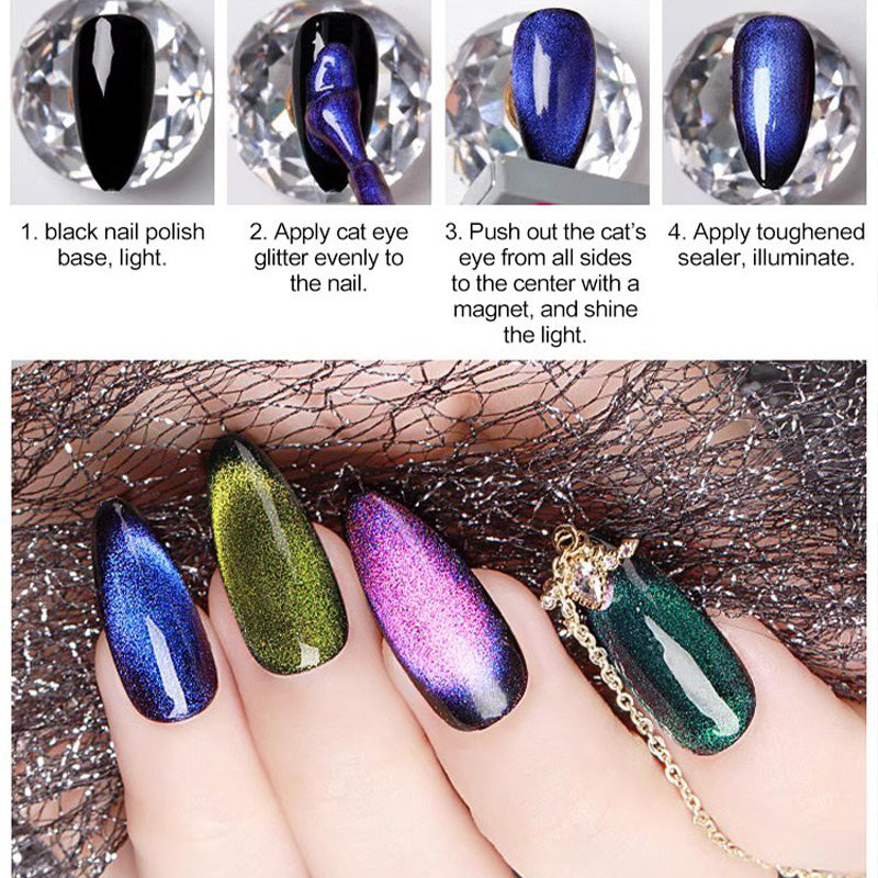 Super Galaxy Cat's Eye Nail Polish Set