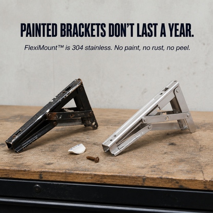 Folding Wall Brackets Stainless Steel 250kg