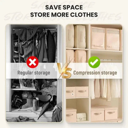 Storage Bag for Bedding with 40% Space Savings