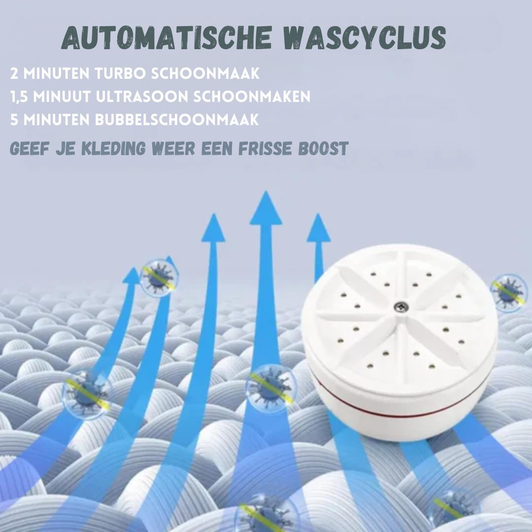 MiniWash Ultrasound Mini Washing Machine USB