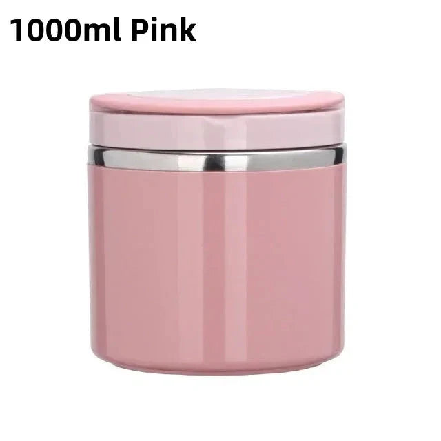 Thermal Lunchbox made of Stainless Steel with Handle – 630 ml & 1000 ml