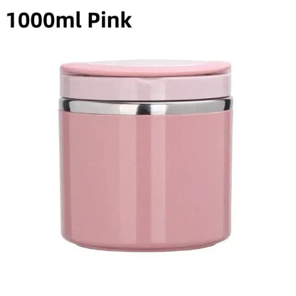 Thermal Lunchbox made of Stainless Steel with Handle – 630 ml & 1000 ml