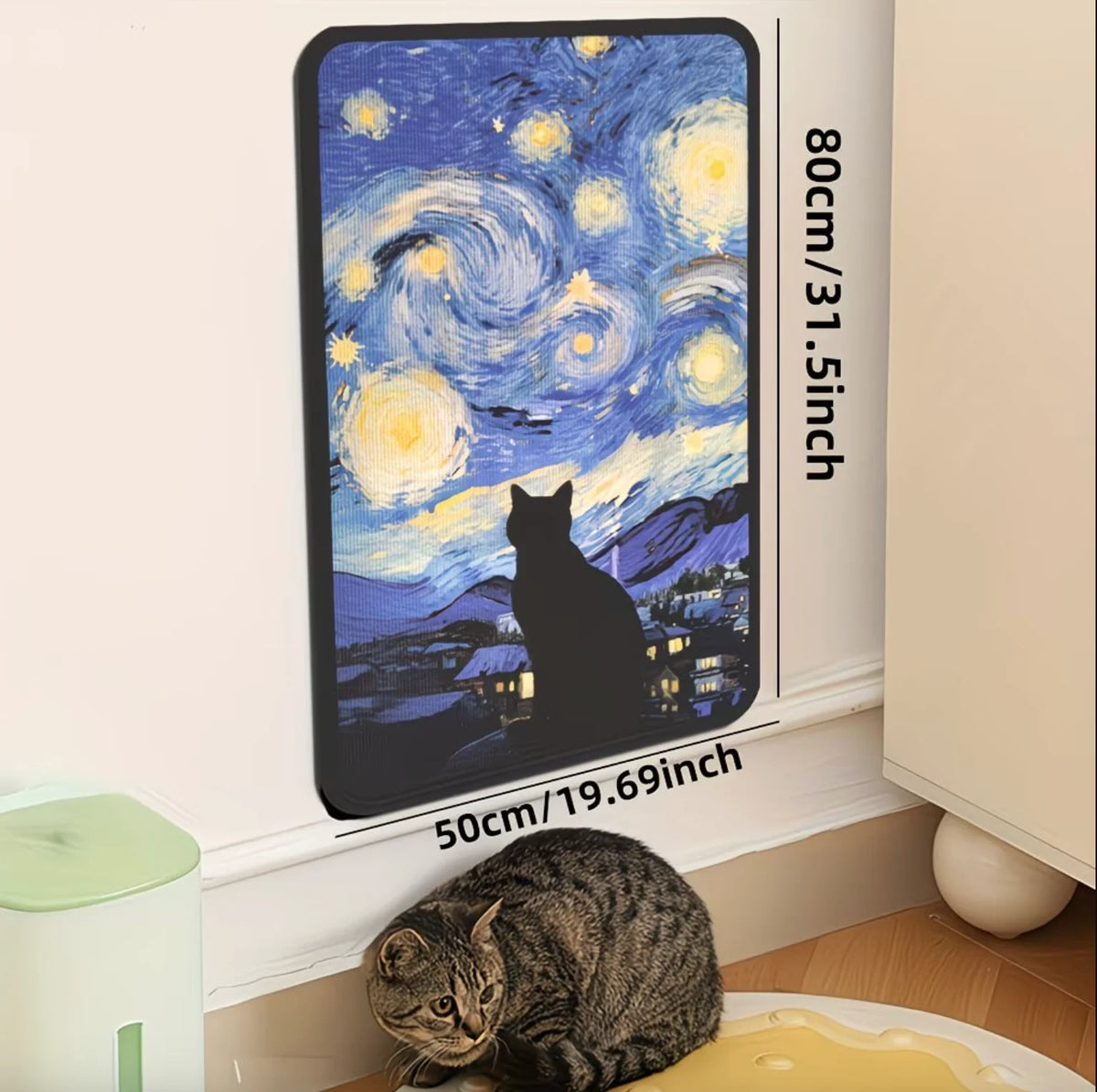 Purrtrait™ Artistic Scratching Board for Cats