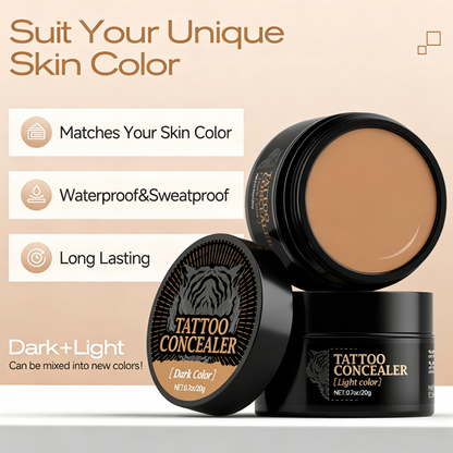 Waterproof Concealer Cream for Scars & Blemishes